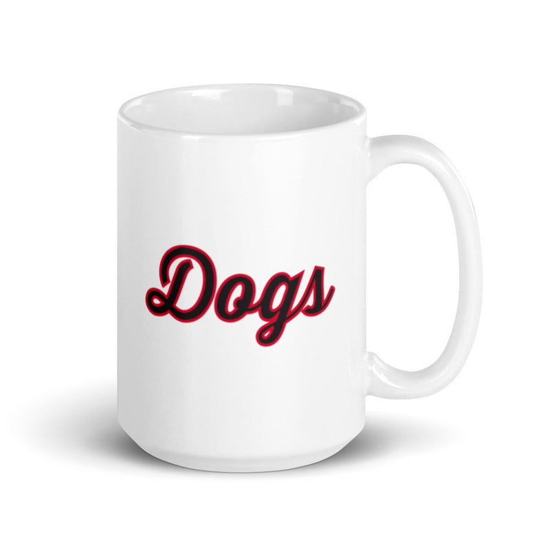 Mad Dog NJ Dogs White glossy mug