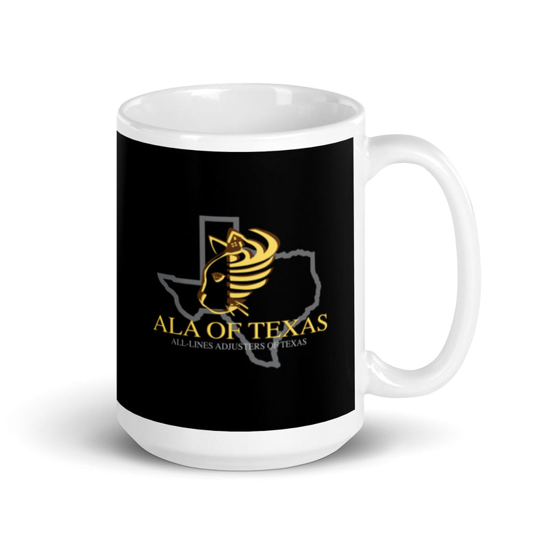 Taza blanca brillante ALA of Texas