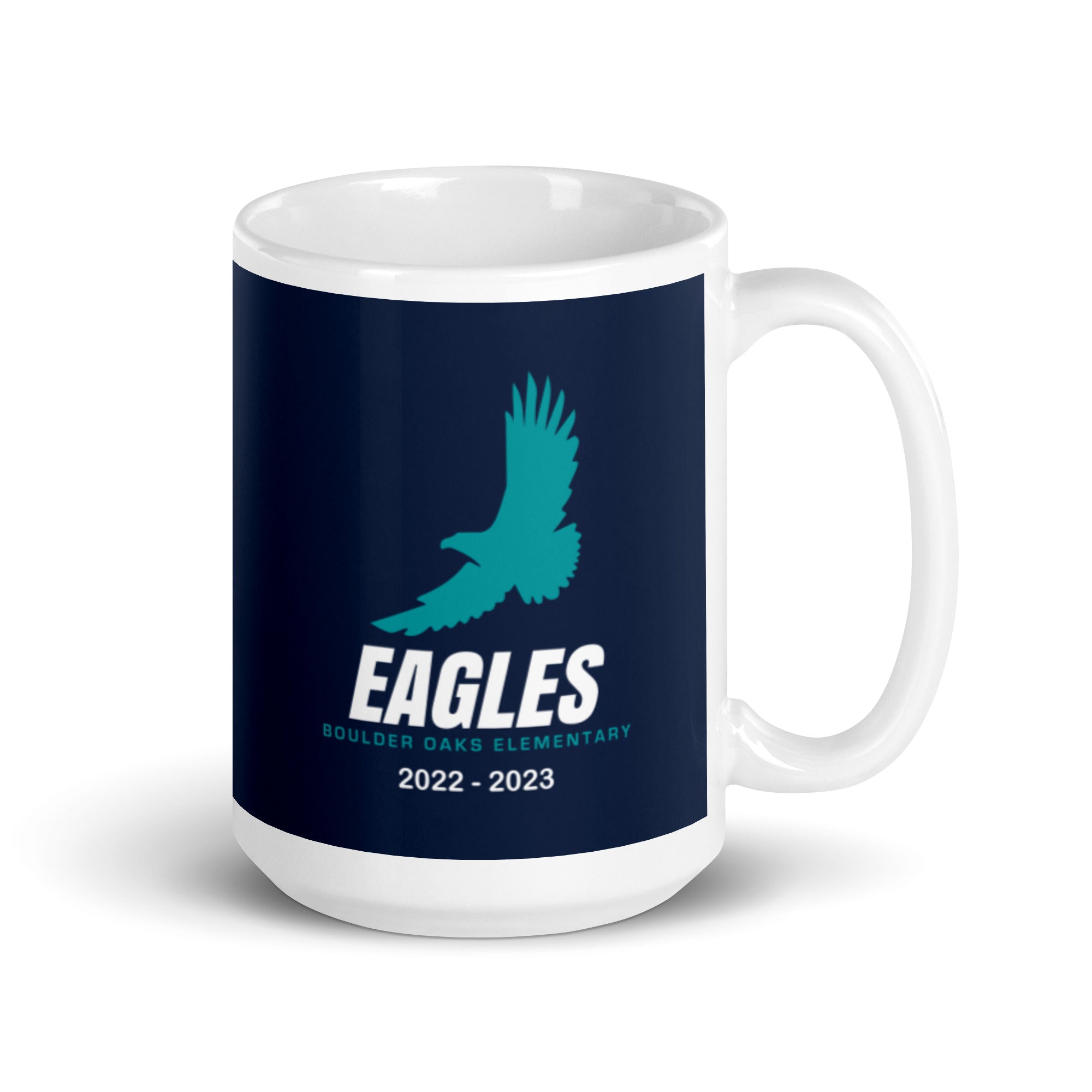 BOES White glossy mug