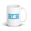BST White glossy mug