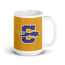 CA White glossy mug