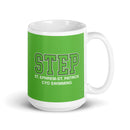 Taza blanca brillante SPCYO STEP