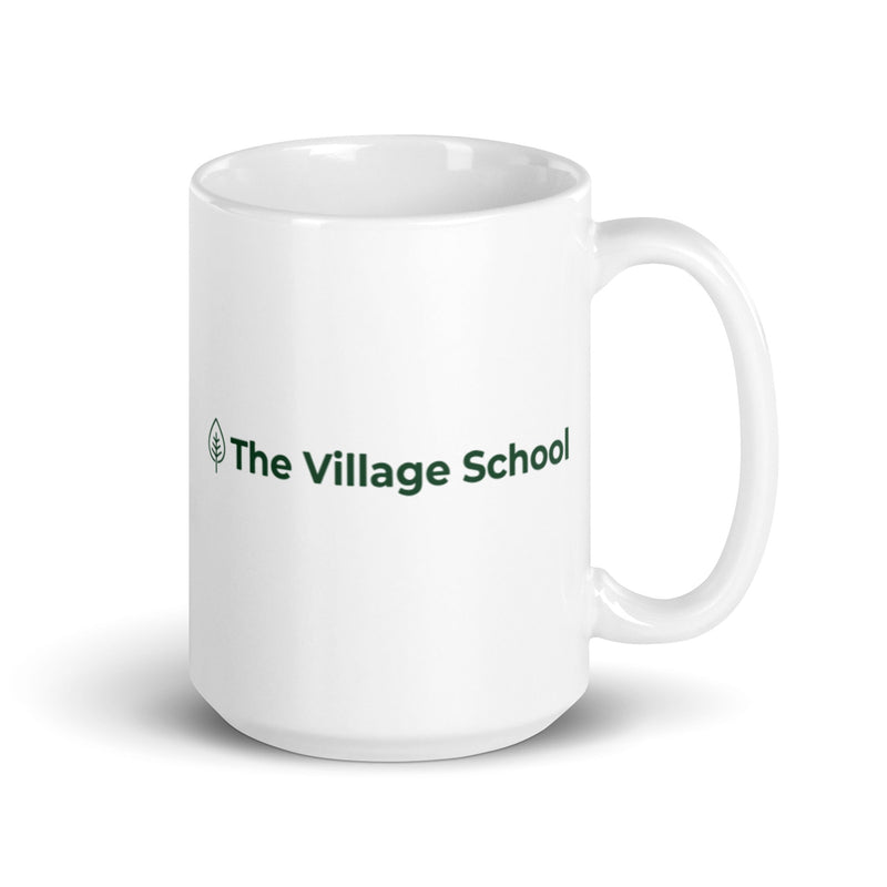 TVS White glossy mug