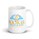 Taza blanca brillante BSM