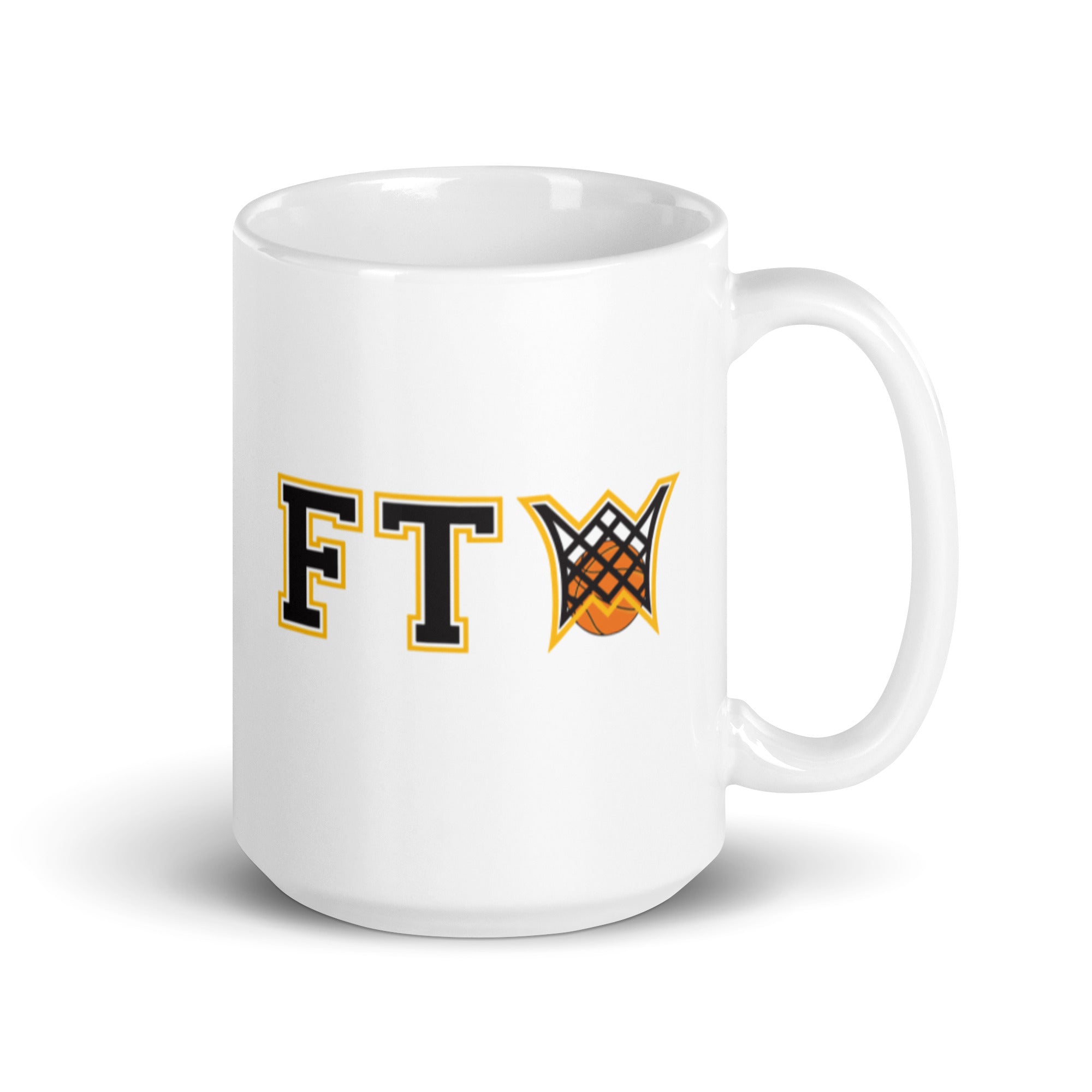 FTW White glossy mug