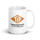 TIP White glossy mug