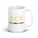 Taza blanca brillante ECE