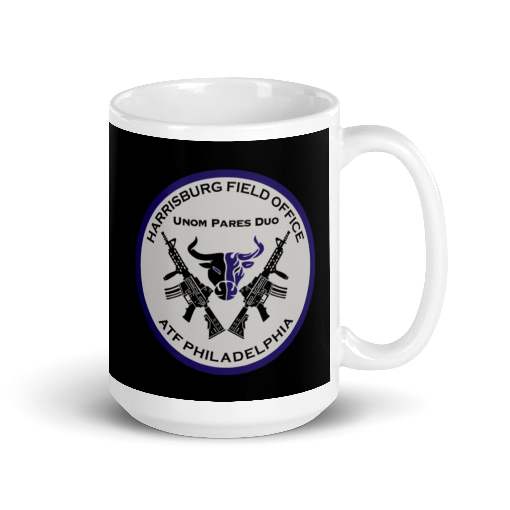 ATF White glossy mug