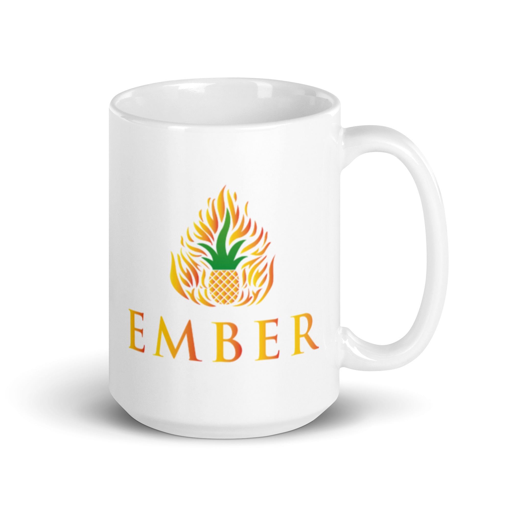 Ember White glossy mug v2