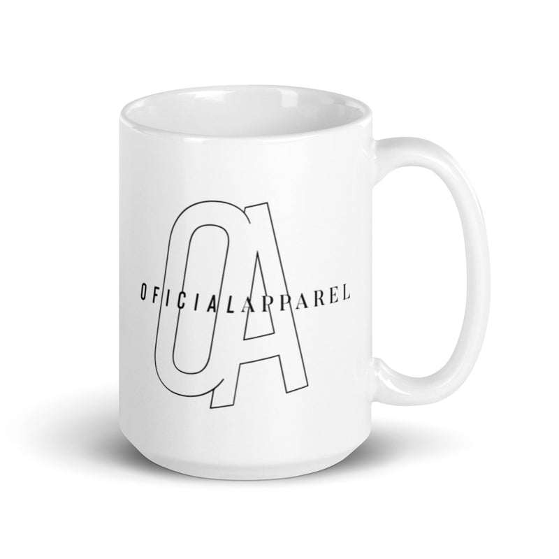 OFICIAL White glossy mug