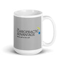 TCA White glossy mug
