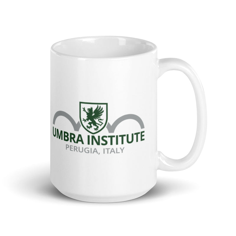 UI White glossy mug