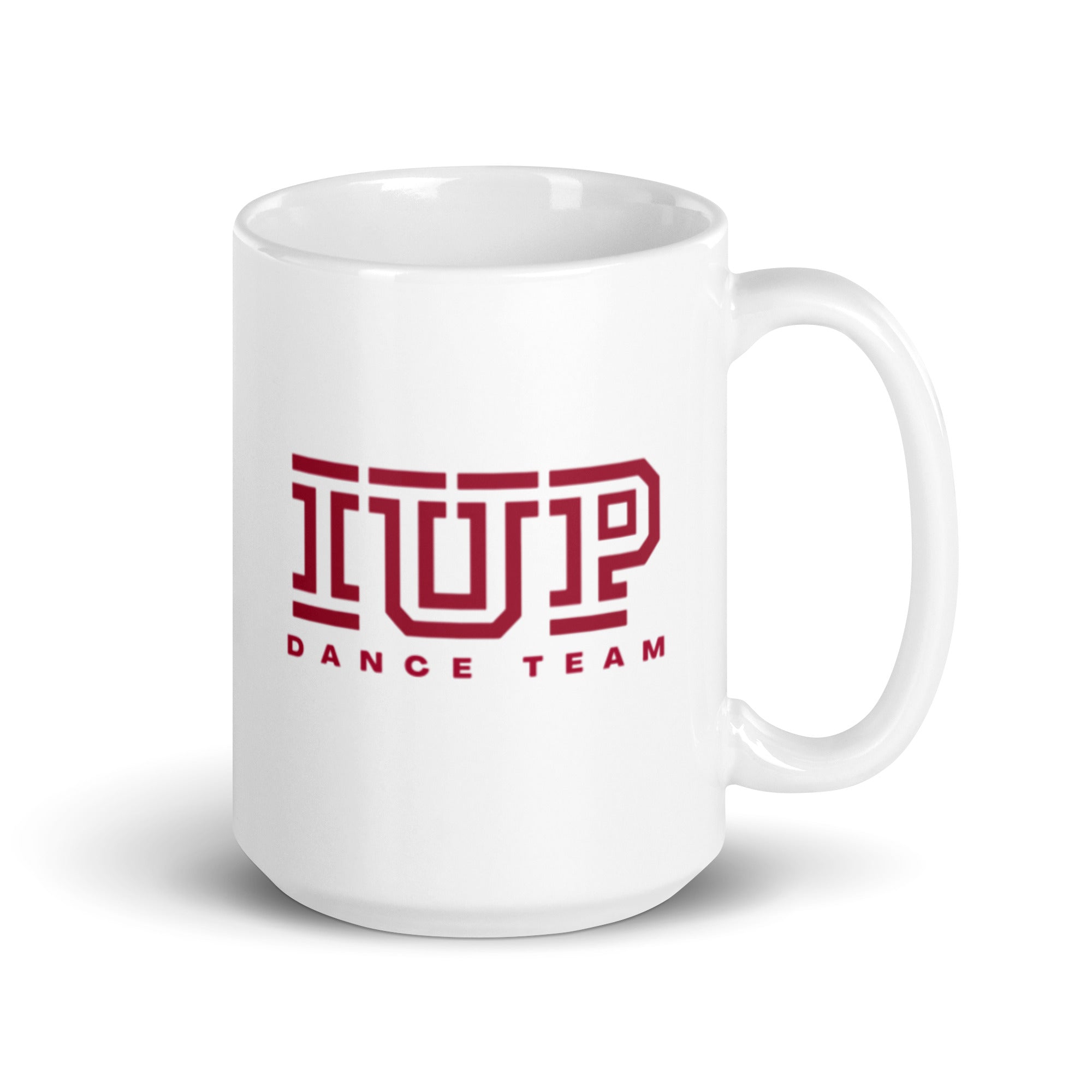 IUP White glossy mug