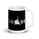Senior Merch White glossy mug