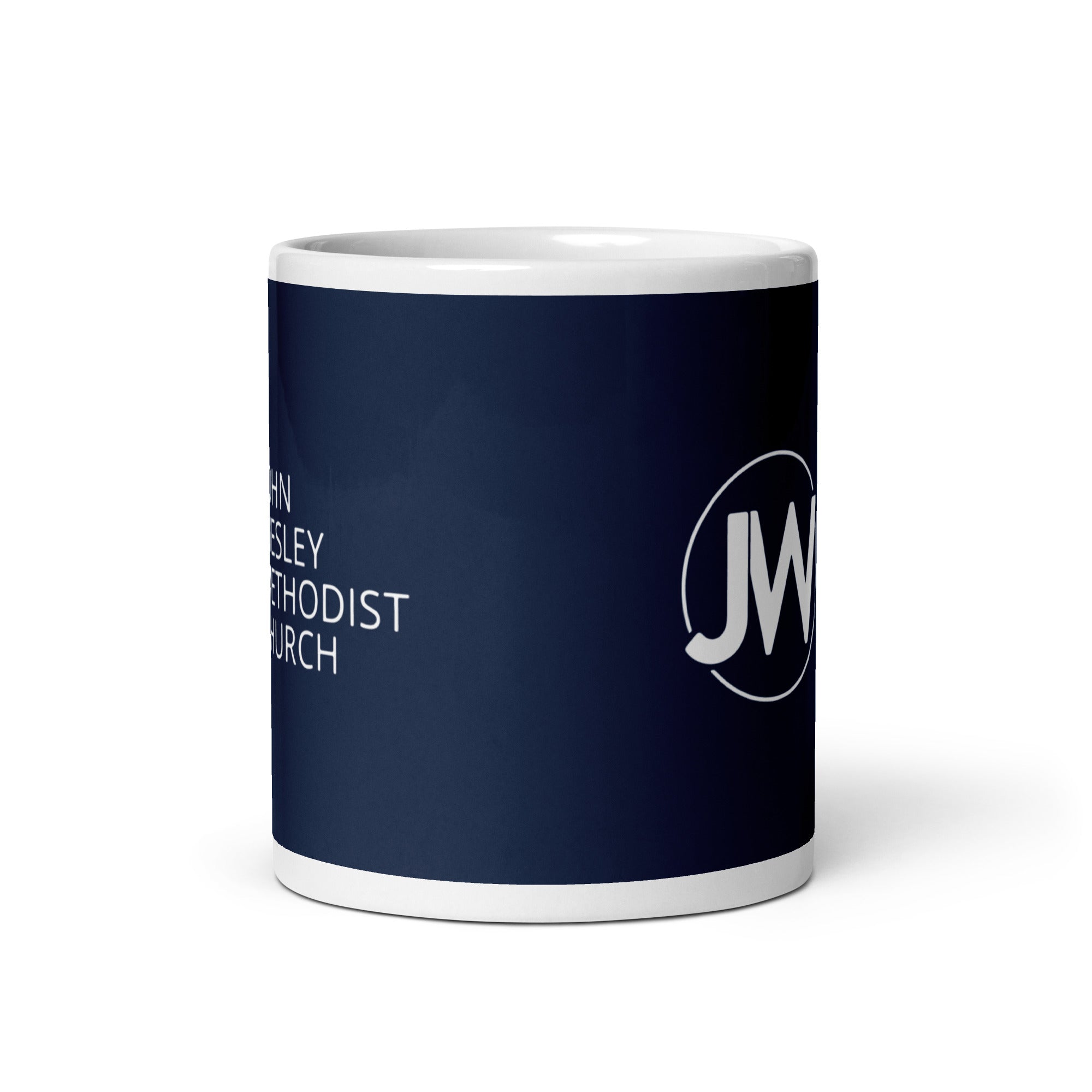 JWC v2 White glossy mug