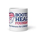 Taza blanca brillante BTHF