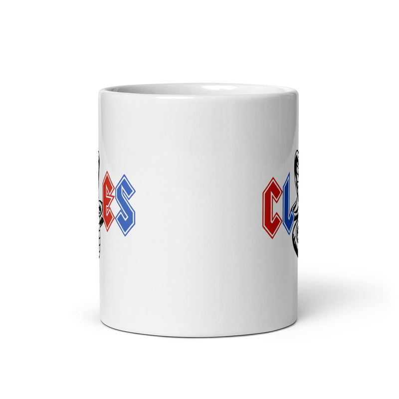 CLES White glossy mug