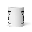 Taza blanca brillante No Dekes