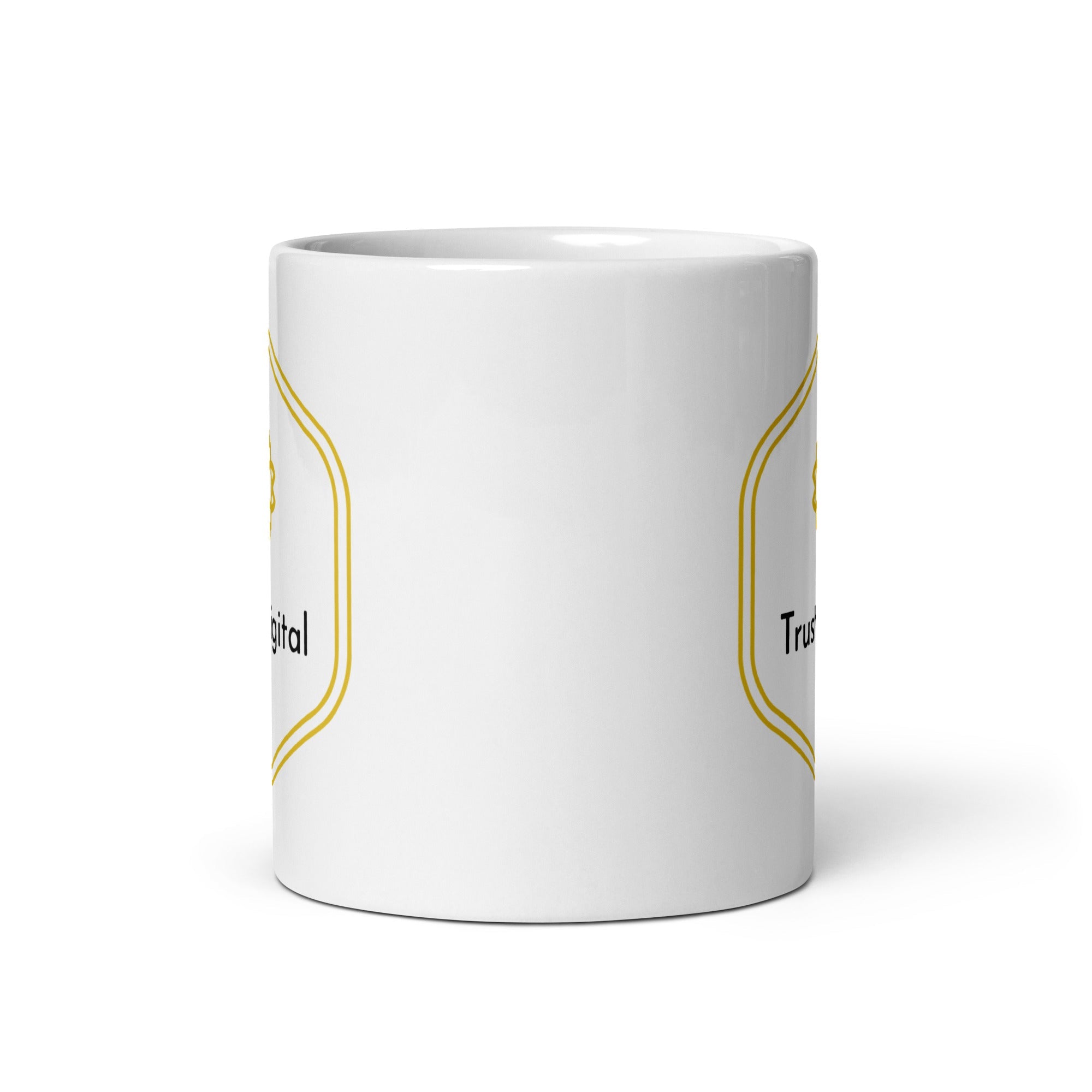 Taza digital blanca brillante Trust