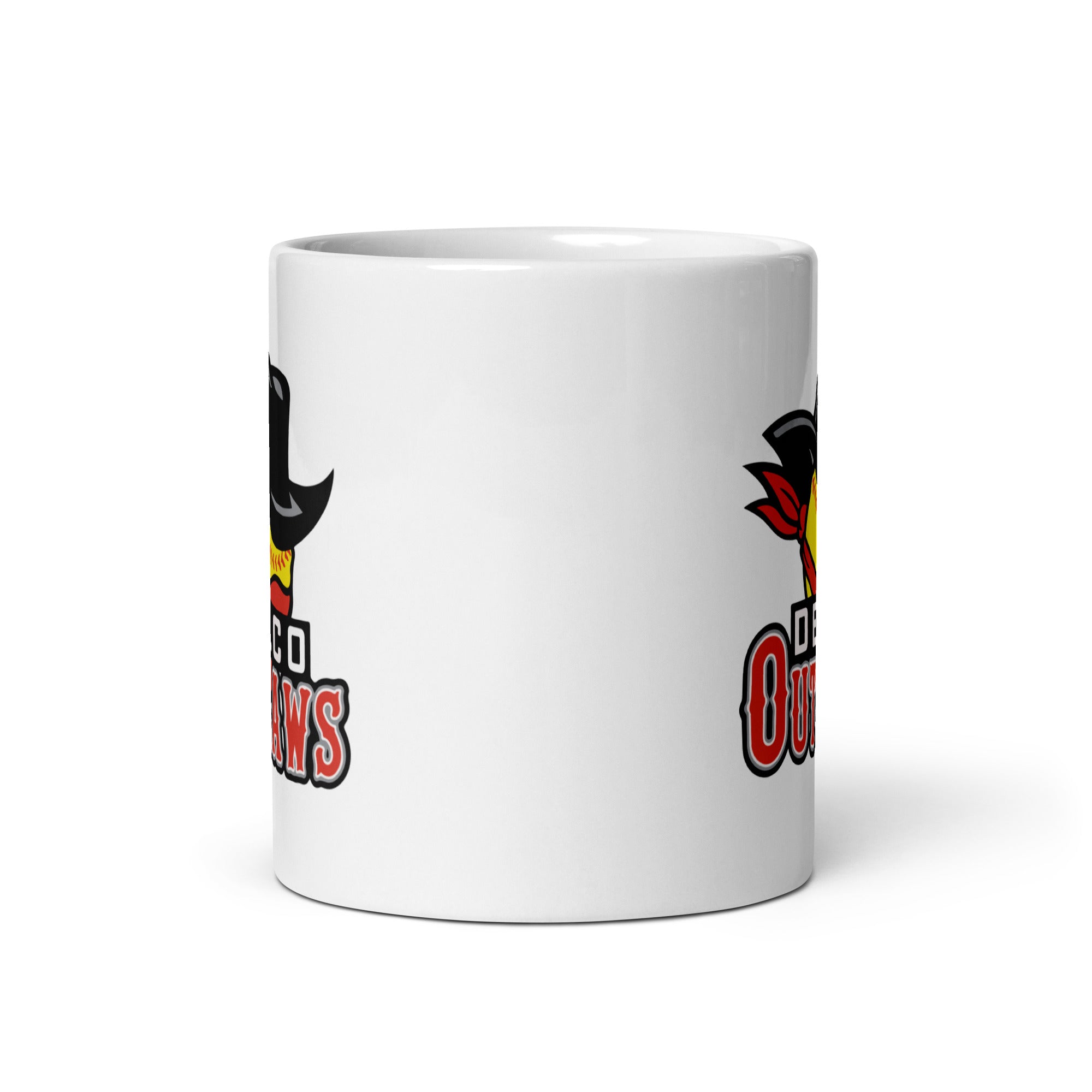 DO Baseball White glossy mug