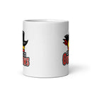 Taza blanca brillante de béisbol DO