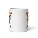 Taza blanca brillante Ballhogs