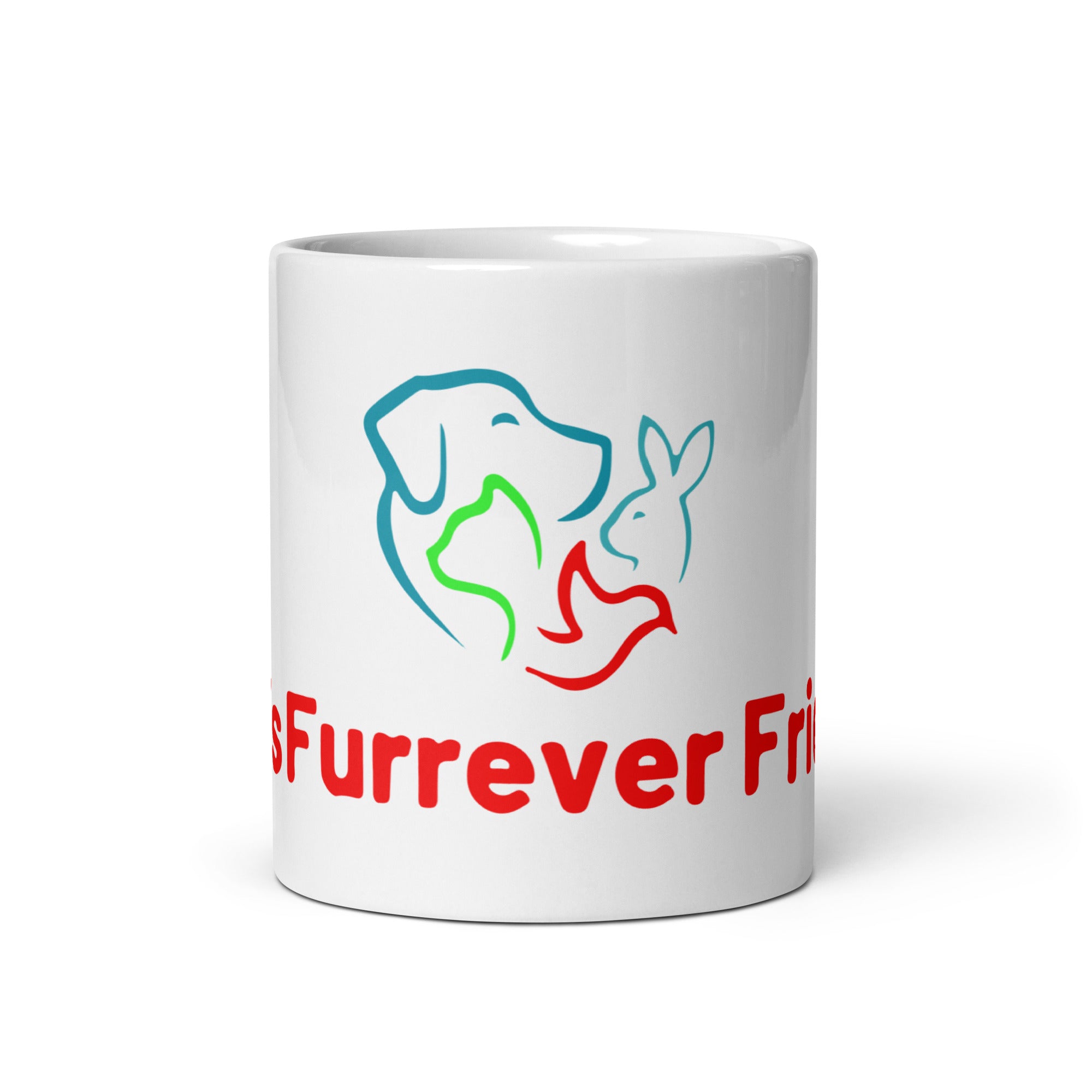 MFF White glossy mug