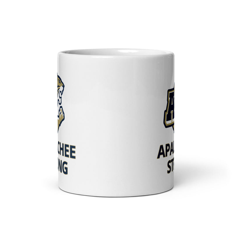 Taza blanca brillante Apalachee Strong