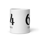 Taza blanca brillante GD614