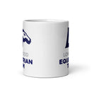 LET White glossy mug