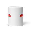 Taza blanca brillante Fire4One