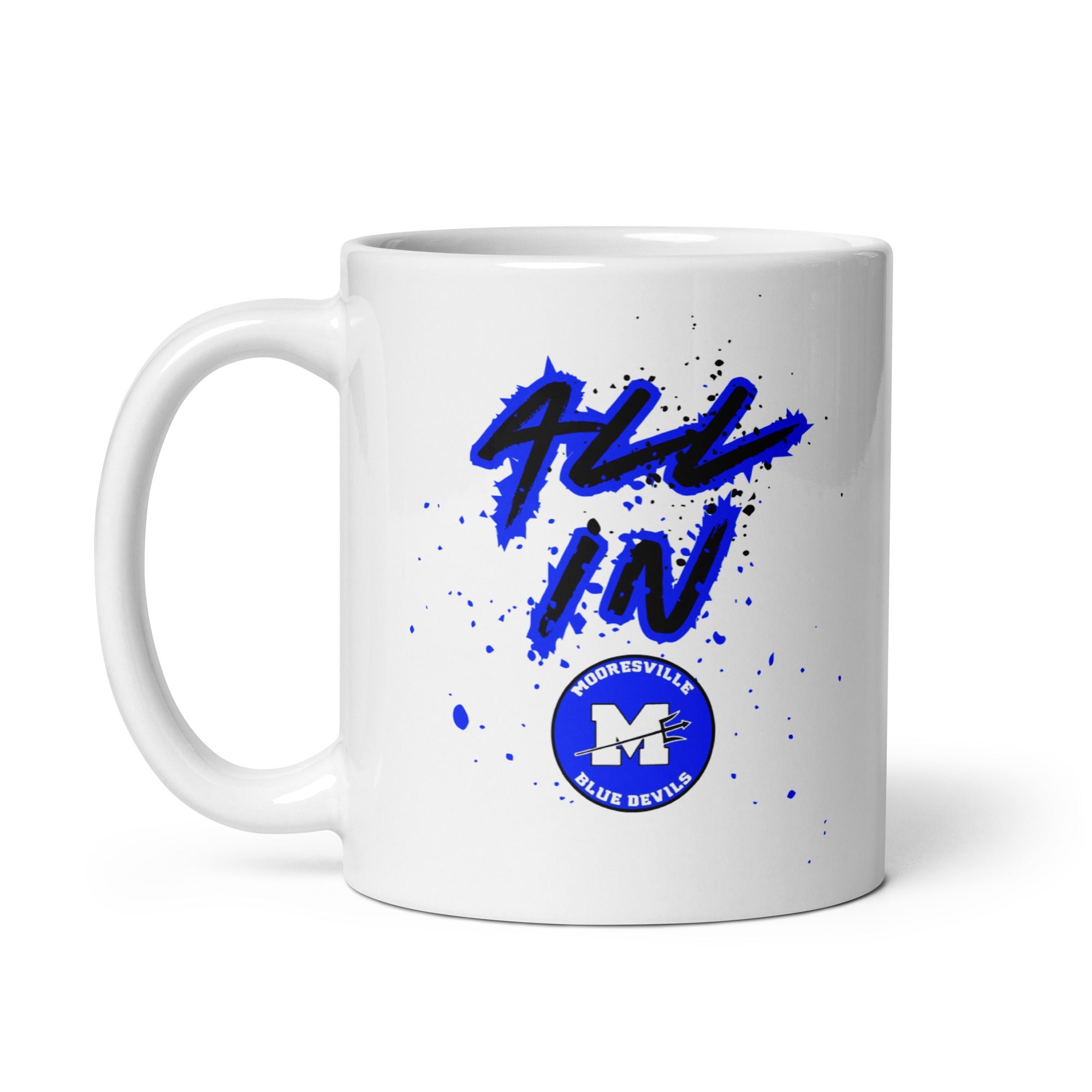 MHS White glossy mug