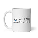 Alamo Angels White glossy mug