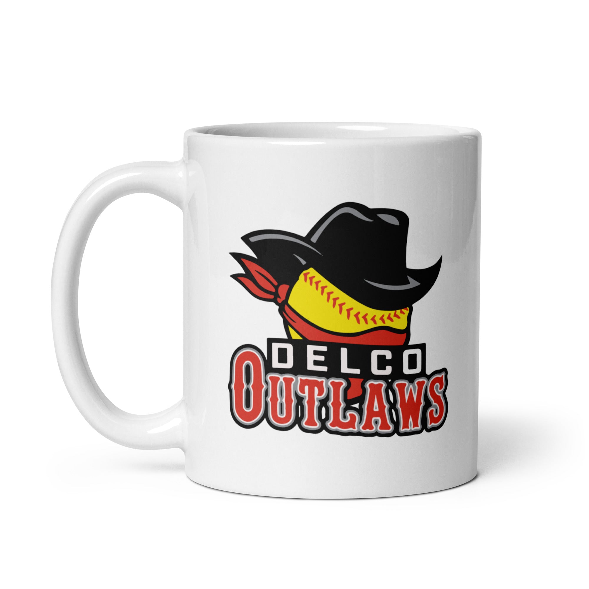 DO Baseball White glossy mug