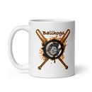 Taza blanca brillante Ballhogs