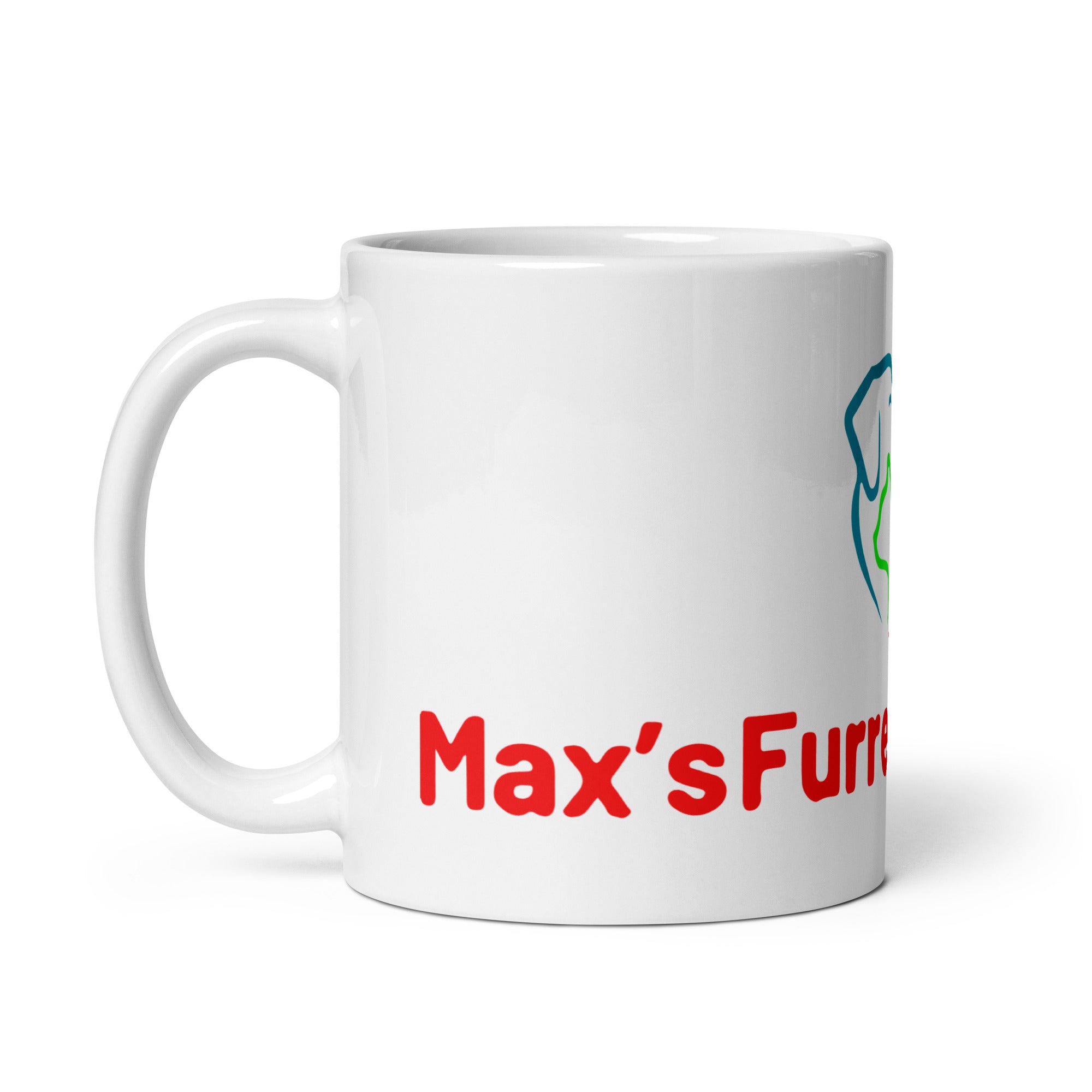 MFF White glossy mug