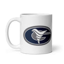 Taza blanca brillante de Grimsley Orchestra