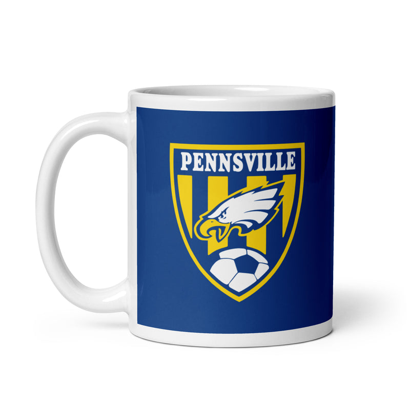 Pennsville Soccer Glossy mug