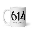 Taza blanca brillante GD614