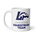 LET White glossy mug