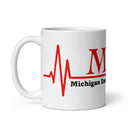 METI White glossy mug