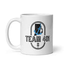 Team 401 White glossy mug