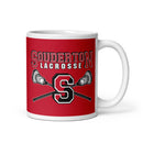 Taza brillante de Souderton Lacrosse