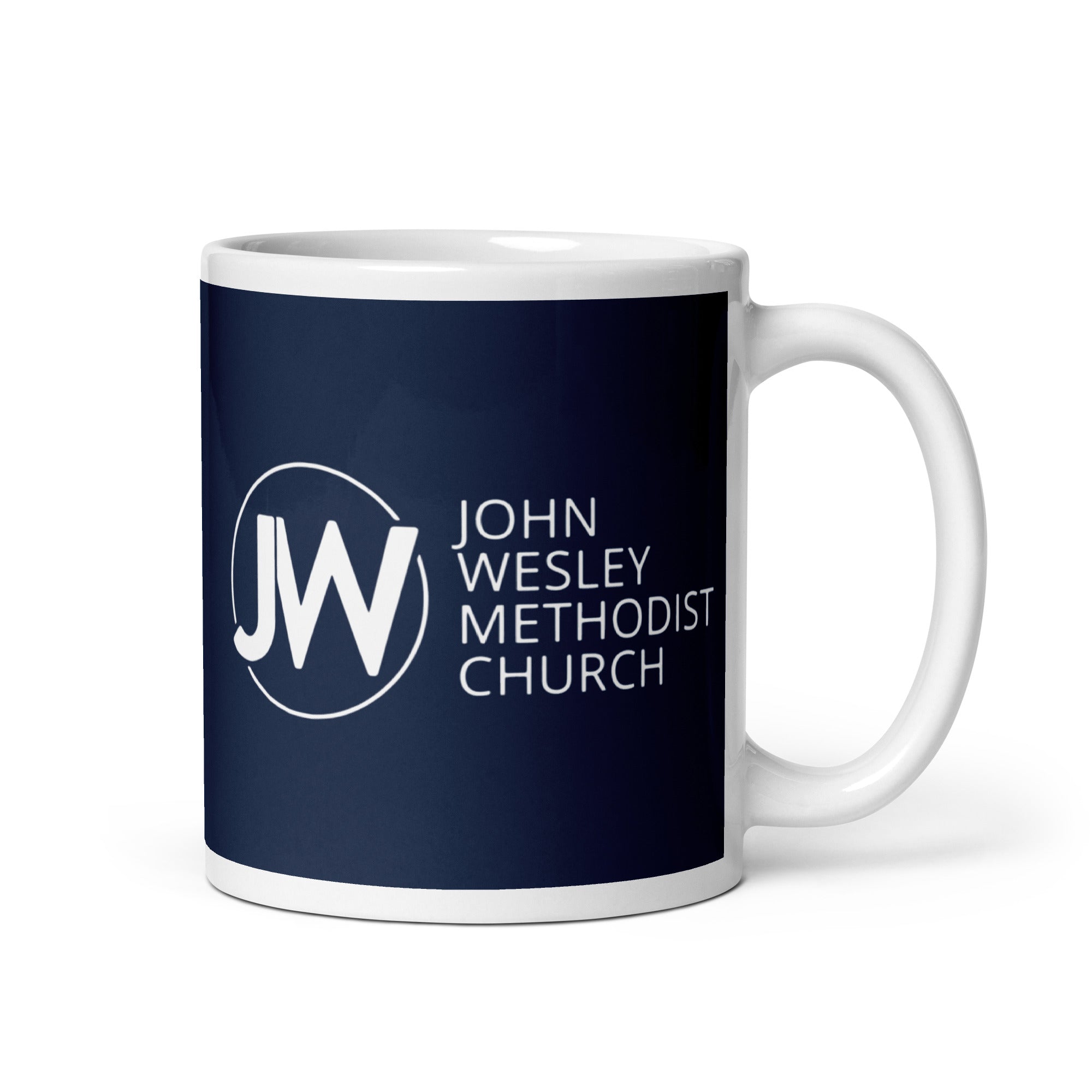 JWC v2 White glossy mug