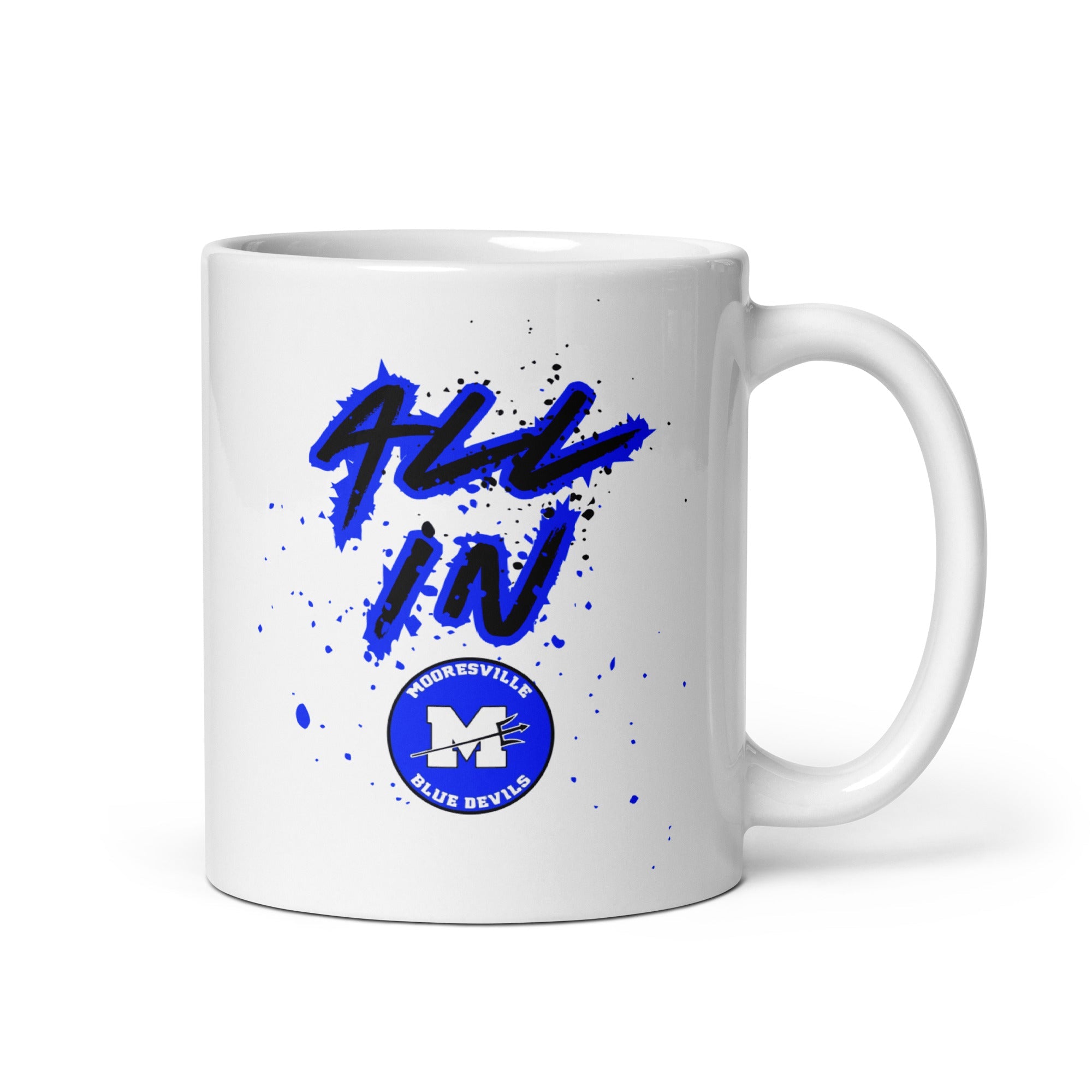 MHS White glossy mug