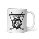 Taza blanca brillante No Dekes