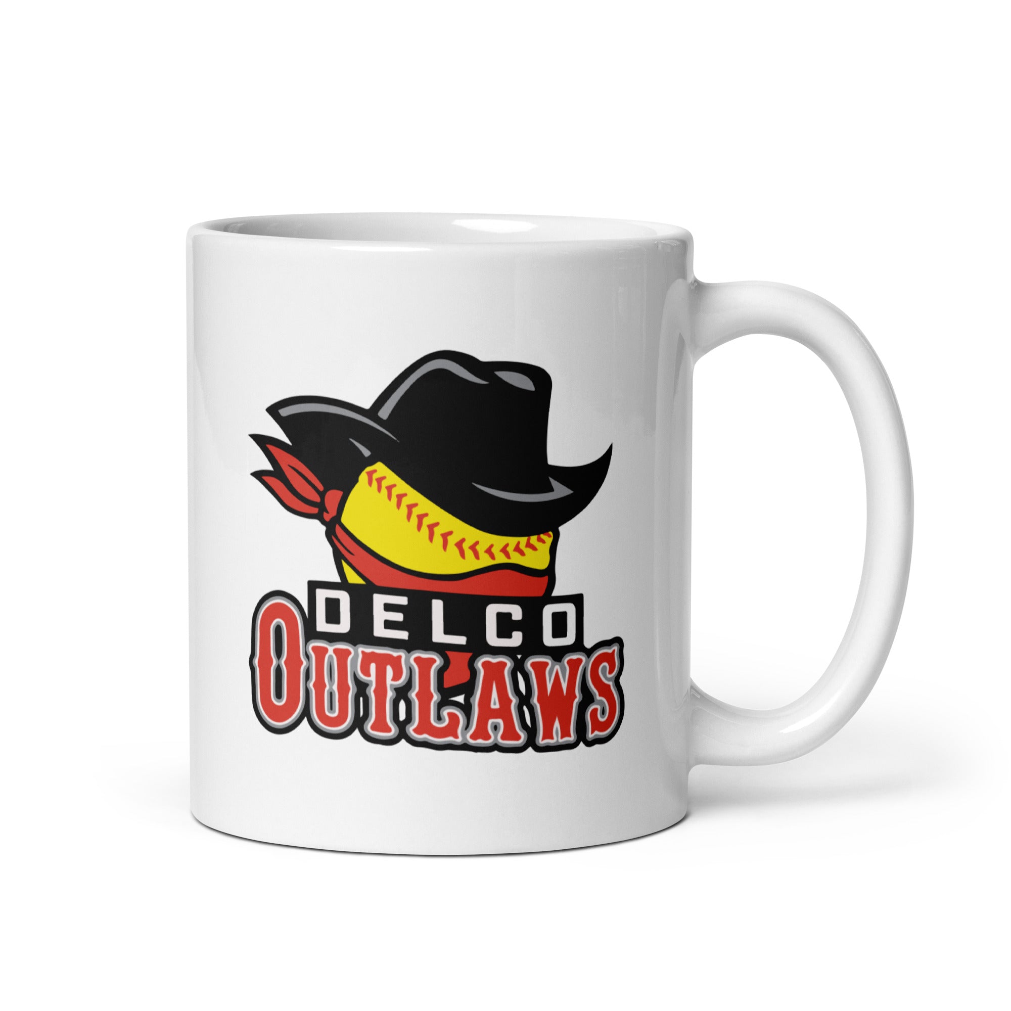 DO Baseball White glossy mug