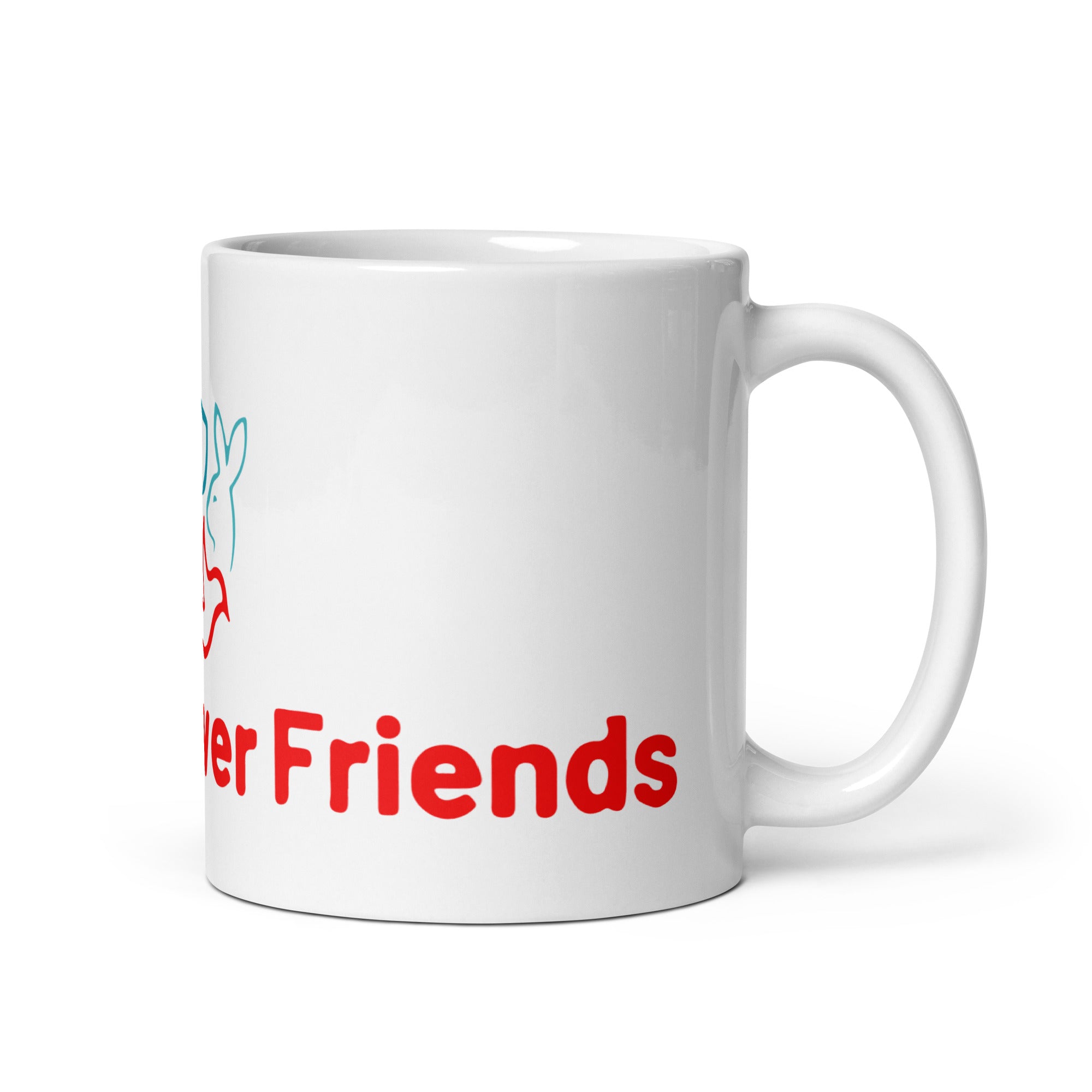 MFF White glossy mug