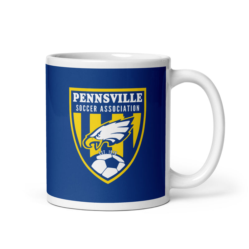 Pennsville Soccer Glossy mug