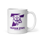 Truman State Swimming White glossy mug